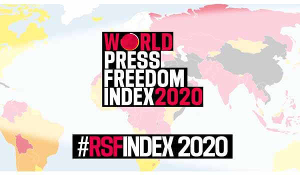 2020 World Press Freedom Index: India slips at 142nd rank